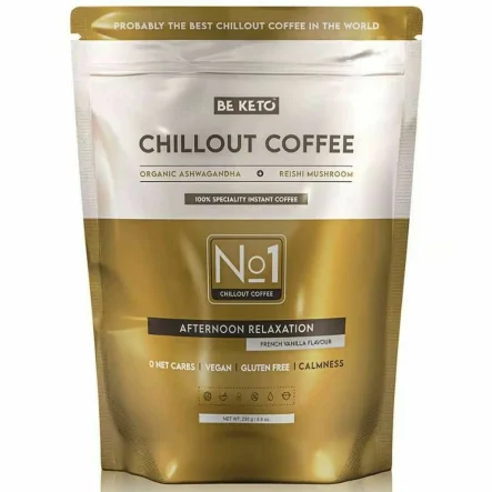 Kawa Rozpuszczalna Chillout (Reishi and  Ashwagandha) Francuska Wanilia 250 g - Beketo