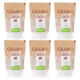 6 x Chleb Jasny Bezglutenowy Mieszanka Piekarnicza 500 g - Grano