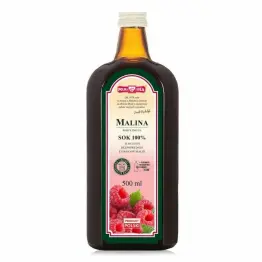 Malina Sok Tłoczony 500 ml - Polska Róża