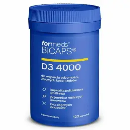 Bicaps Witamina D3 4000 120 Kapsułek - Formeds
