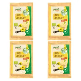 Zestaw 4 x Budyń o Smaku Waniliowym z Wanilią Bourbon Bio 38 g - Vitally Food