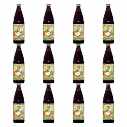 12 x Niepasteryzowany Ocet Jabłkowy Niefiltrowany Bio 750 ml Demeter