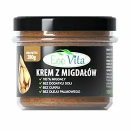 Krem Migdałowy 100% 200 g - EOOVITA