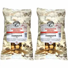 2 x Chrupki Gryczane Czosnkowe 50 g - Smajstrla
