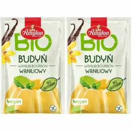 Zestaw 2 x Budyń Waniliowy Bezglutenowy Bio 40 g - Amylon