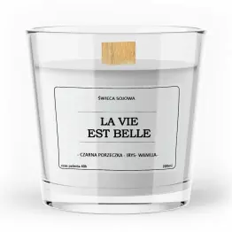 Sojowa Świeca Zapachowa LA VIE EST BELLE 200 ml - Vitafarm