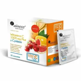 Witamina C 1000 mg Plus z Cynkiem 30 Saszetek - Aliness