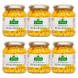6 x Kukurydza w Zalewie Bio 340 g (230 g) - EkoWital
