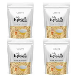 4 x Makaron Konjac Diet Tagliatelle Konjac Noodles Keto Friendly 400 g (250 g) - OstroVit