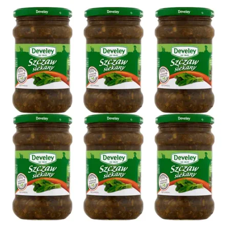 6 x Szczaw Siekany Konserwowy 300 g Develey