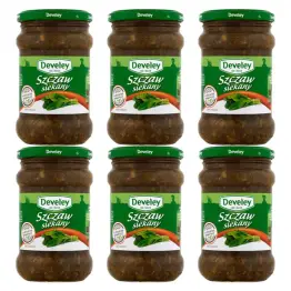 6 x Szczaw Siekany Konserwowy 300 g Develey