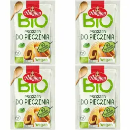 Zestaw 4 x Proszek do Pieczenia Bezglutenowy Bio 12 g - Amylon