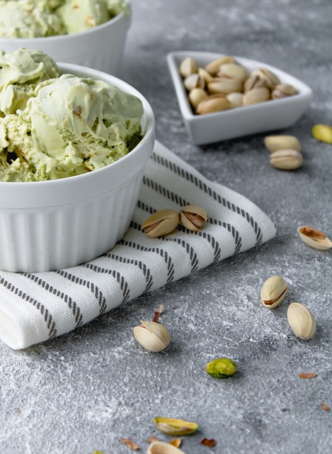 lody pistacjowe domowe